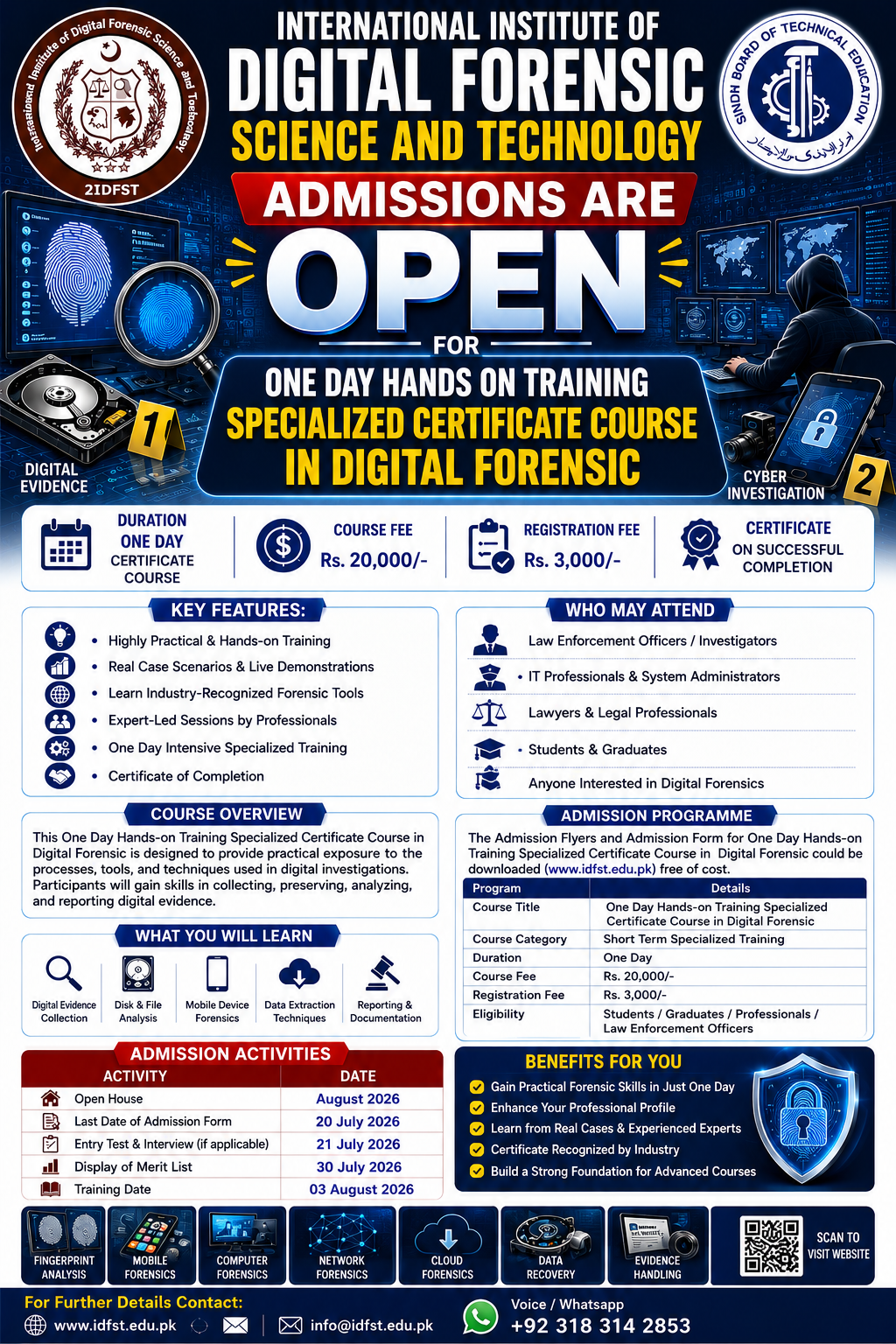 One Day Hands-on training Course in Digital  Forensic 