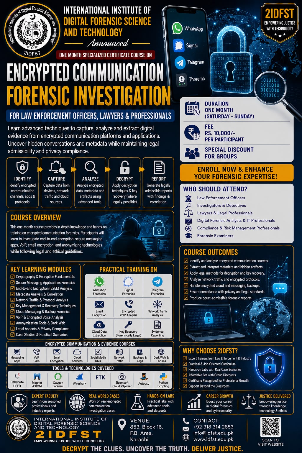 Encrypted Communication Forensics Investigation