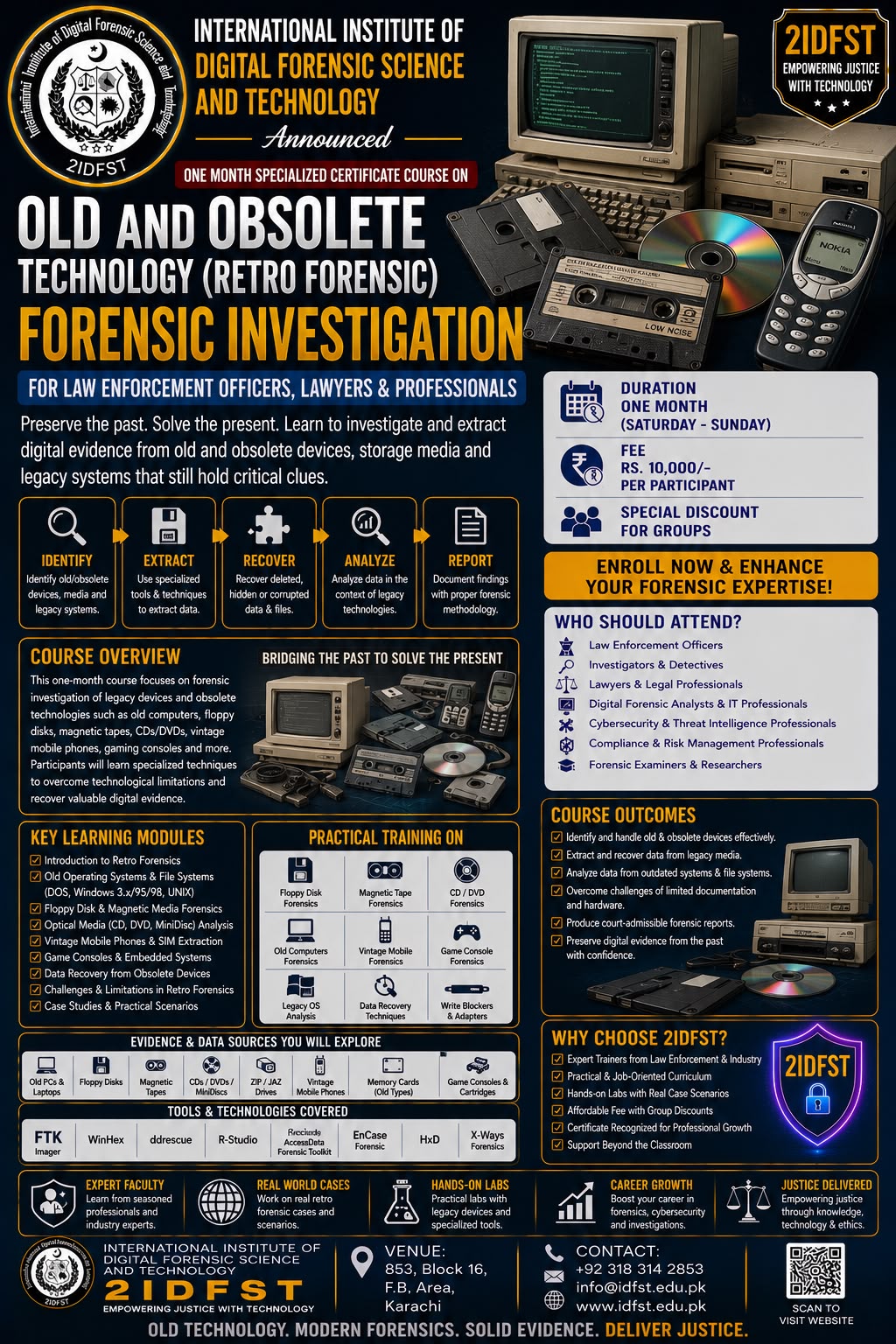 Old or Obsolete Technology Forensics (Retro Forensics)