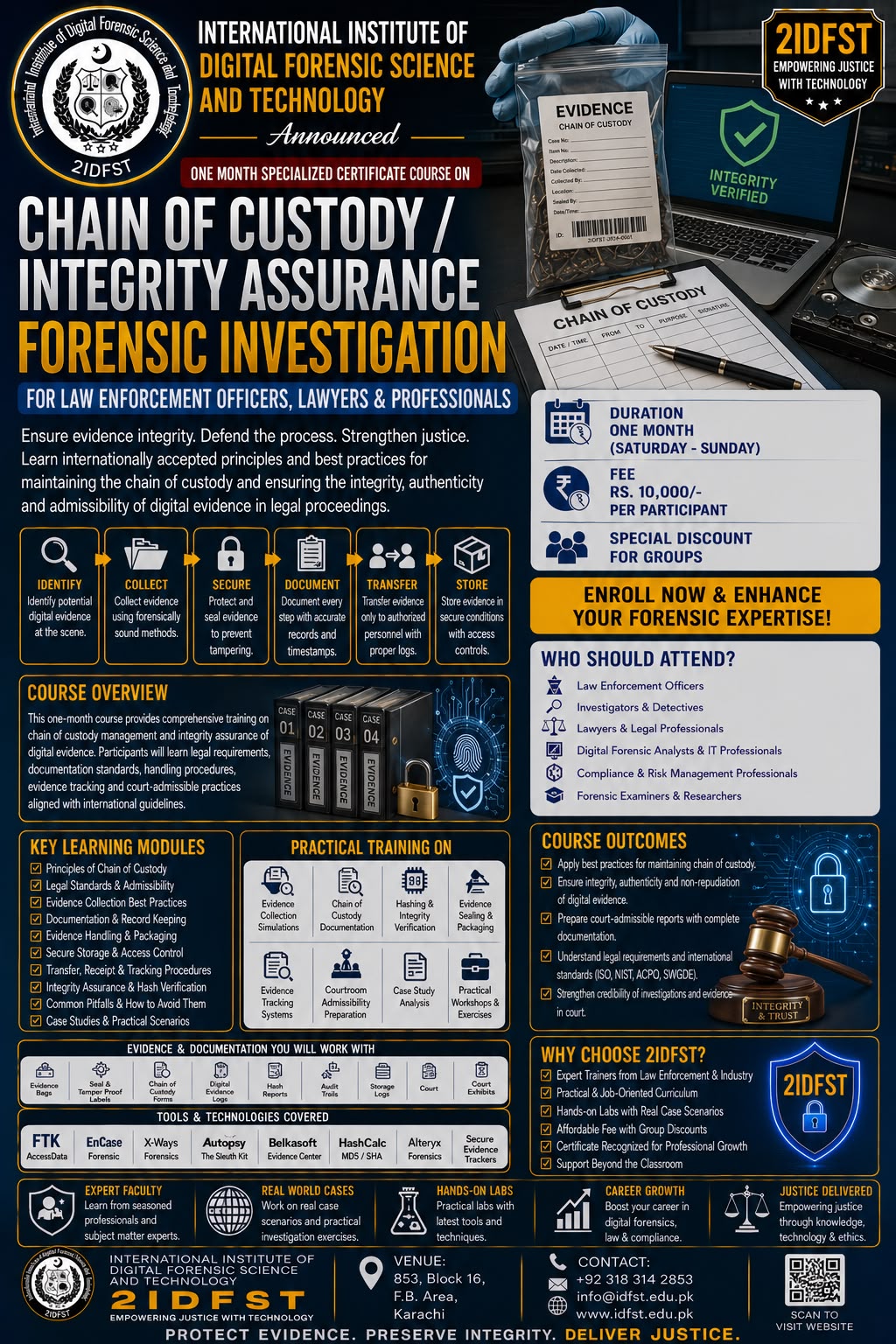 Chain of Custody  Integrity Assurance Forensics Investigation
