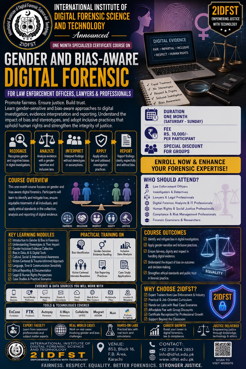 Gender and Bias-Aware Digital Forensics Investigation