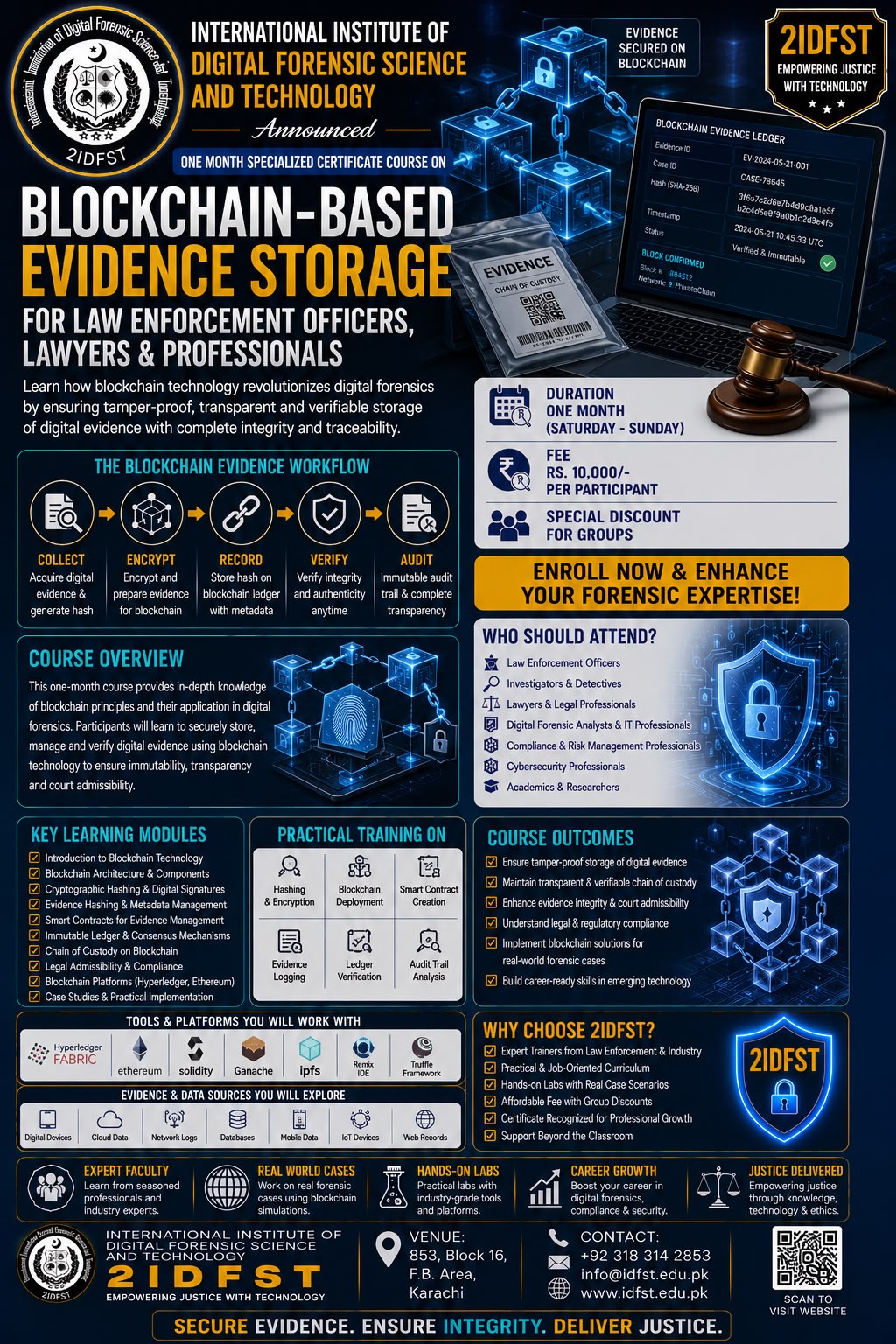 Blockchain-Based Evidence Storage