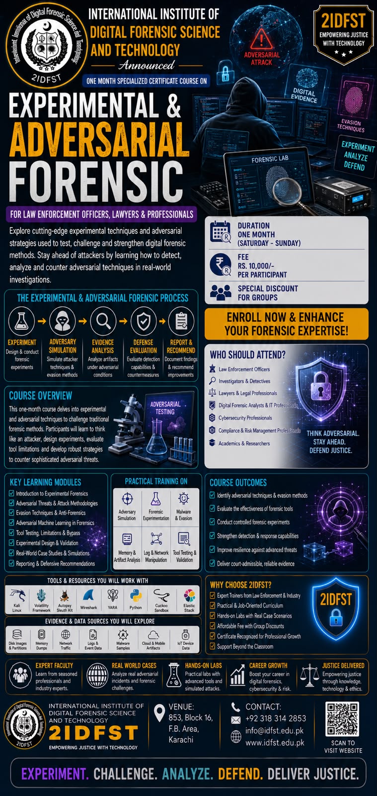 Experimental & Adversarial Forensics