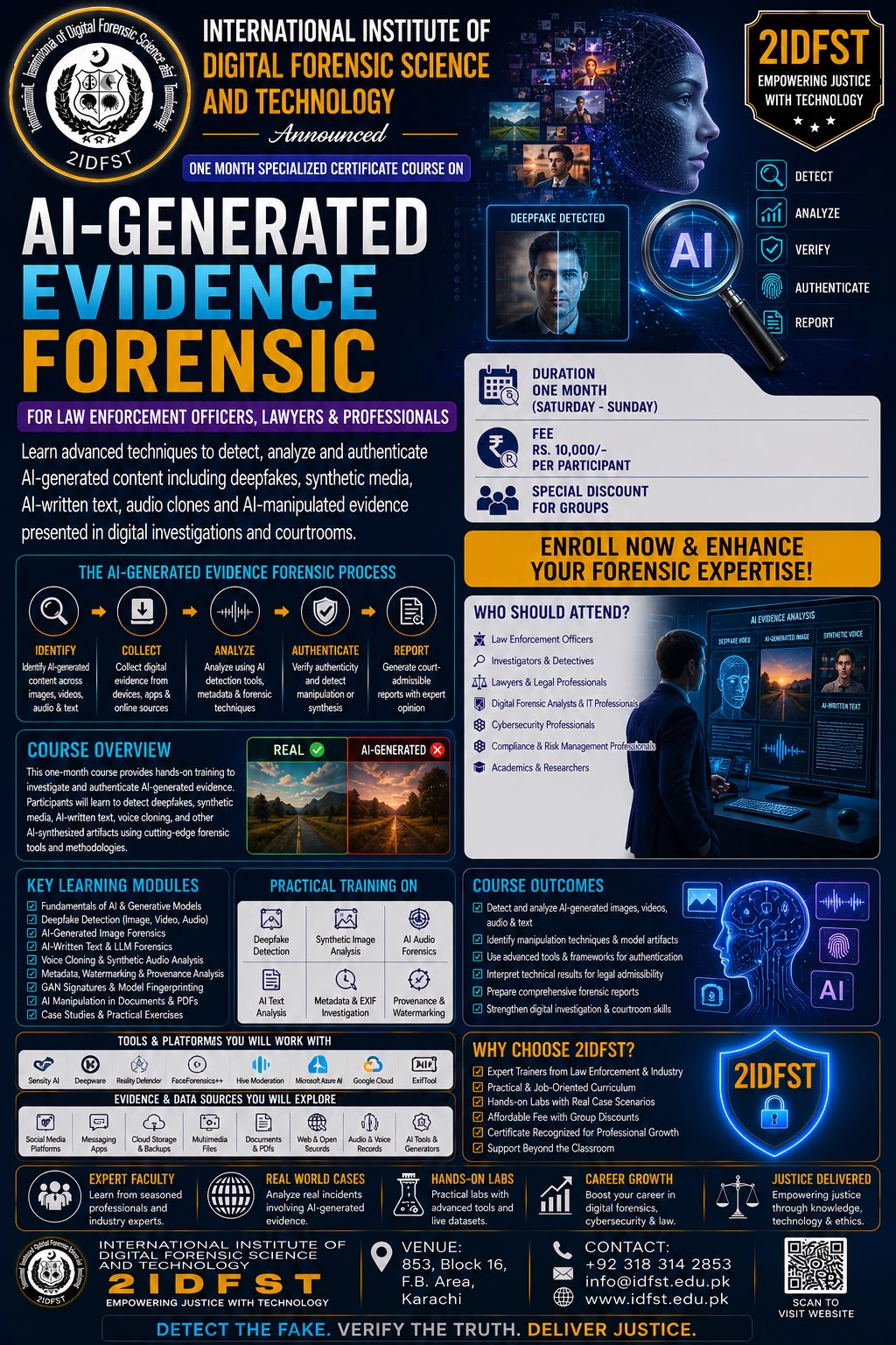 AI-Generated Evidence Forensics
