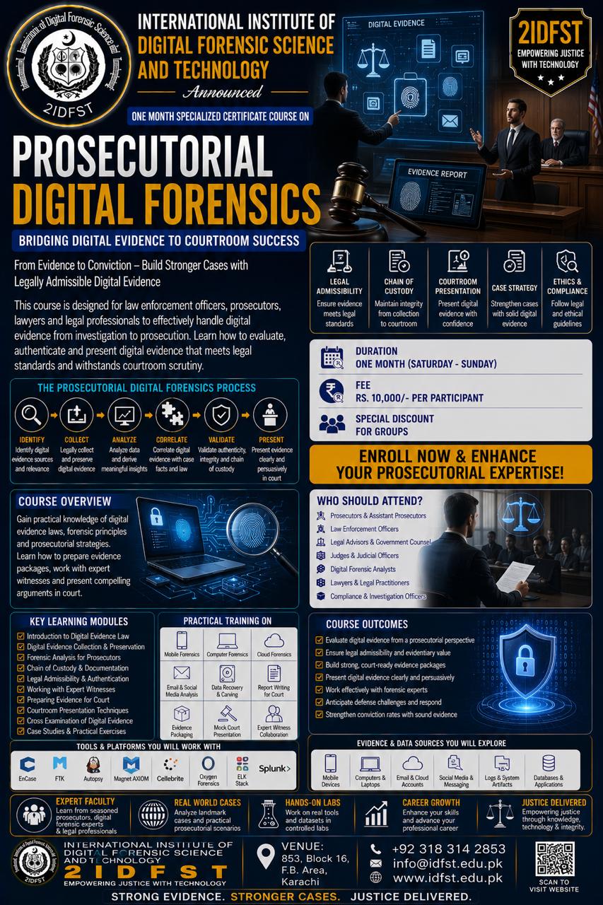 Prosecutorial Digital Forensic